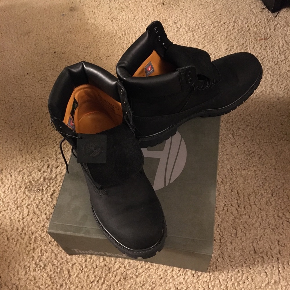 Men’s Black Timberland Boots sz. 10